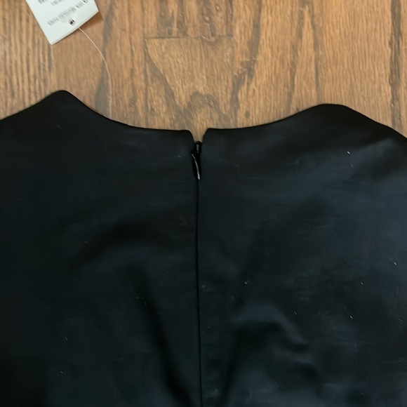 Banana Republic Black V-Neck Sleeveless Sheath Midi dress Size 0 New With Tag - Picture 9 of 13